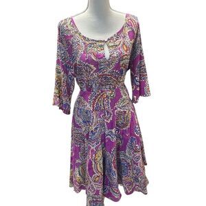 Lauren Ralph Lauren 109% Cotton Women's M Paisley Set Tip & Skirt  Set